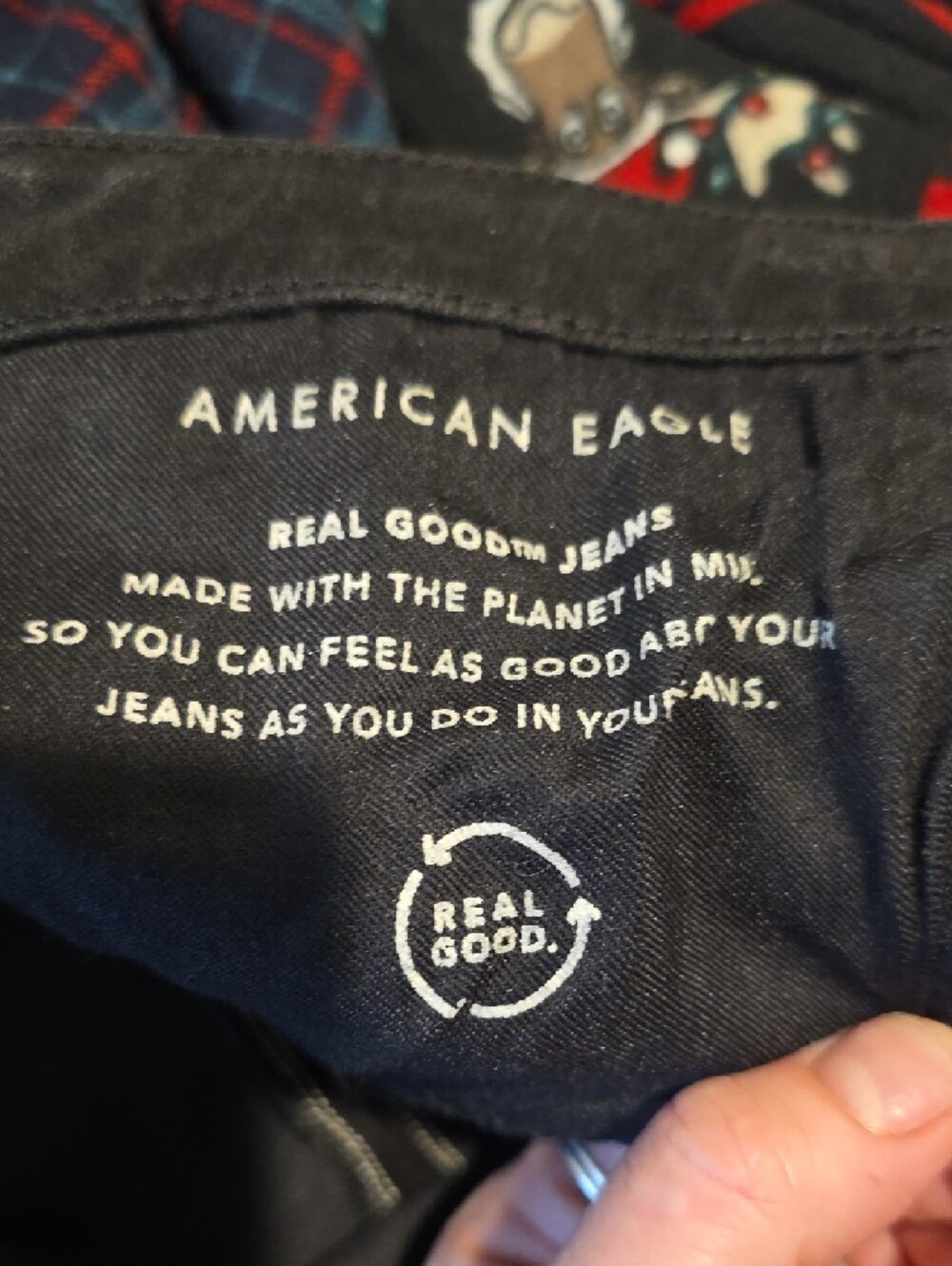 American Eagle Outfitters Black Jeans.Mens - Picture 6 of 8
